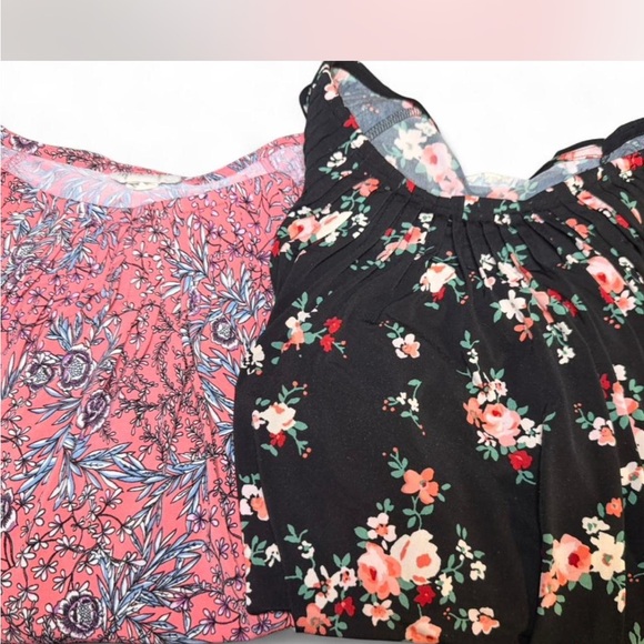 💰SALE Style & Co Floral Women's Blouses - Black and Coral 3X - Picture 8 of 8